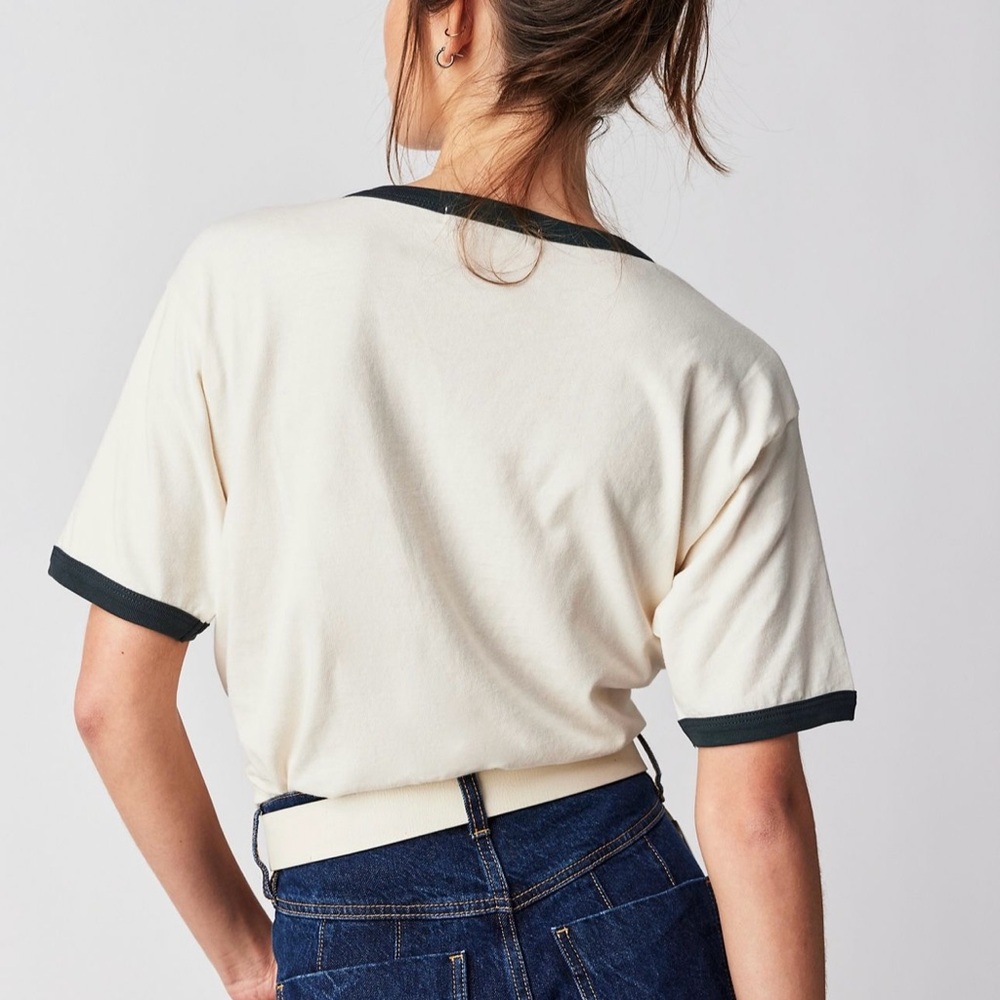 Classic Star Oversized Ringer T - Picture 2 of 3